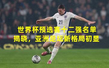 世界杯预选赛十二强名单揭晓，亚洲足坛新格局初显