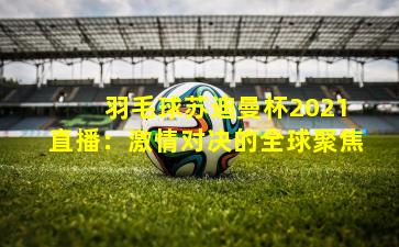  羽毛球苏迪曼杯2021直播：激情对决的全球聚焦
